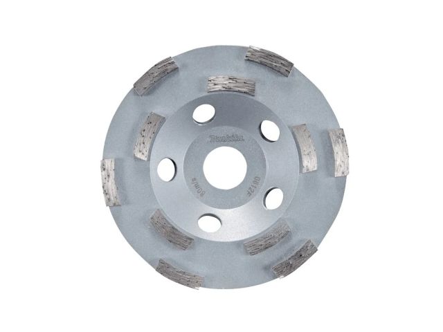 Алмазная чашка 125х22,23 мм для грубой обработки двурядная"Эконом" MAKITA Алмазная чашка 125х22,23 мм для грубой обработки двурядная"Эконом" MAKITA