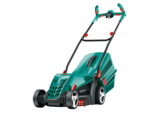 Газонокосилка электрическая BOSCH ARM 37 (1400 Вт, шир.37 см, выс. 20-70 мм, пластм. корпус, без мульчир., травосборник 40 л) Газонокосилка электрическая BOSCH ARM 37 (1400 Вт, шир.37 см, выс. 20-70 мм, пластм. корпус, без мульчир., травосборник 40 л)