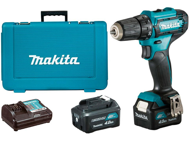 Аккум. дрель-шуруповерт MAKITA DF 333 DWME в чем. (12.0 В, 2 акк., 4.0 А/ч Li-Ion, 2 скор., 30 Нм, шурупы до 8 мм) Аккум. дрель-шуруповерт MAKITA DF 333 DWME в чем. (12.0 В, 2 акк., 4.0 А/ч Li-Ion, 2 скор., 30 Нм, шурупы до 8 мм)