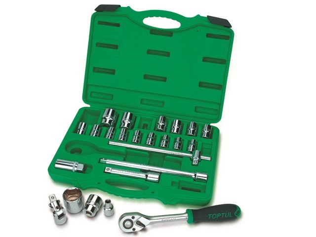 Набор головок 1/2" 8-32мм 24предм. 12гр. TOPTUL Набор головок 1/2" 8-32мм 24предм. 12гр. TOPTUL