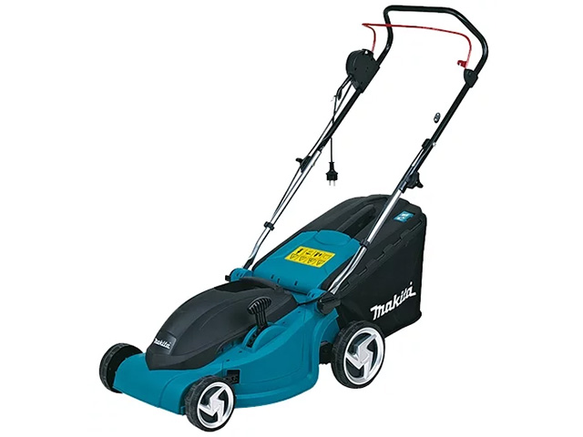 Газонокосилка электрическая MAKITA ELM 3800 (1400 Вт, шир.38 см, выс. 20-75 мм, пластм. корпус, без мульчир., травосборник 40 л) Газонокосилка электрическая MAKITA ELM 3800 (1400 Вт, шир.38 см, выс. 20-75 мм, пластм. корпус, без мульчир., травосборник 40 л)