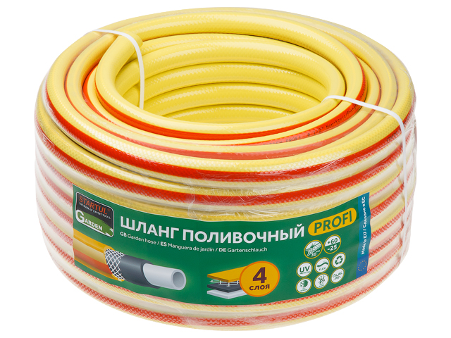Шланг поливочный 5/8" 25м STARTUL GARDEN PROFI (ST6206-5/8-25) (4 слоя) Шланг поливочный 5/8" 25м STARTUL GARDEN PROFI (ST6206-5/8-25) (4 слоя)
