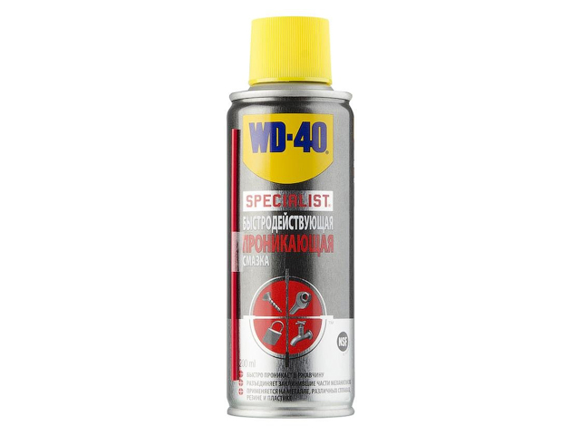 Смазка проникающая быстродействующая WD-40 SPECIALIST 200 мл Смазка проникающая быстродействующая WD-40 SPECIALIST 200 мл