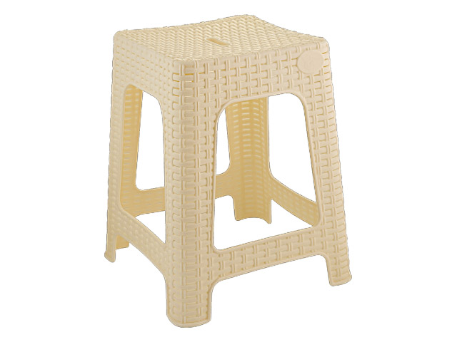 Табурет квадратный Rattan, сливочный, INGREEN (36,3х36,3х44,8 см) Табурет квадратный Rattan, сливочный, INGREEN (36,3х36,3х44,8 см)