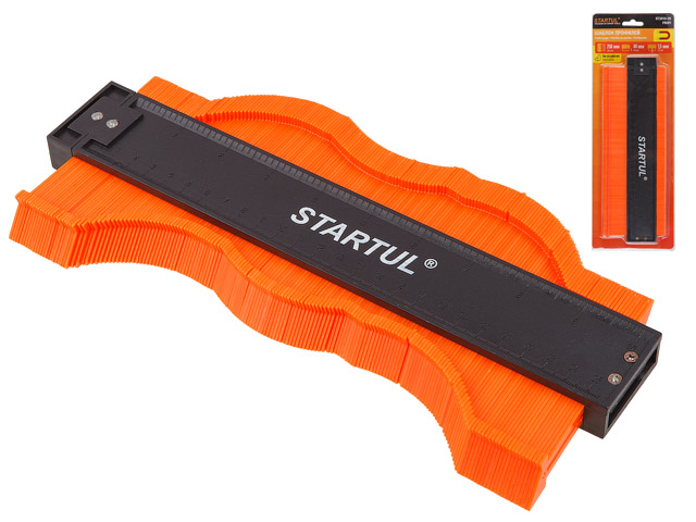 Шаблон профилей пластм. 250x44мм STARTUL PROFI (ST3410-25) (профильная линейка) Шаблон профилей пластм. 250x44мм STARTUL PROFI (ST3410-25) (профильная линейка)