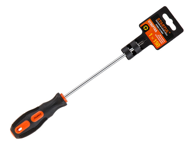 Отвертка "+" №1 150мм PH STARTUL PROFI (ST3032-115) (крестовая Phillips, рукоятка Anti slip) Отвертка "+" №1 150мм PH STARTUL PROFI (ST3032-115) (крестовая Phillips, рукоятка Anti slip)