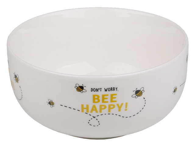 Миска керамическая, 500 мл, Bee Happy!, PERFECTO LINEA Миска керамическая, 500 мл, Bee Happy!, PERFECTO LINEA