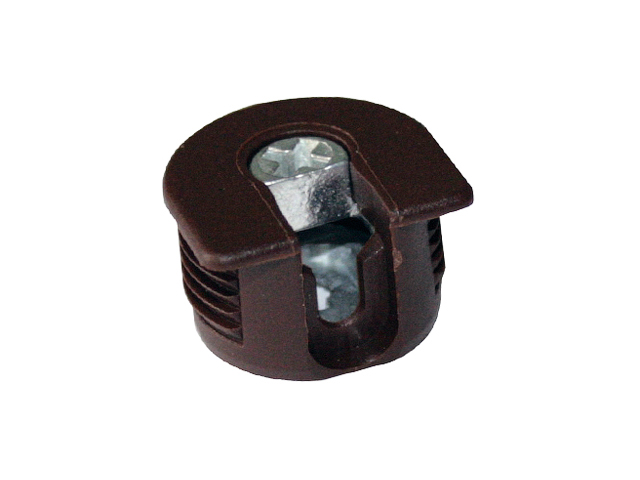 Эксцентрик усиленный пластиковый 20 мм, коричневый (10 шт в зип-локе) Эксцентрик усиленный пластиковый 20 мм, коричневый (10 шт в зип-локе)