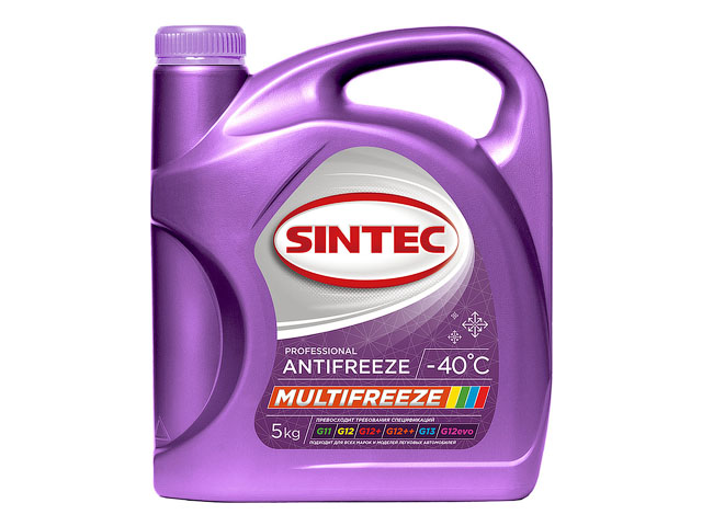 Антифриз Sintec-40 MULTI FREEZE 5кг Антифриз Sintec-40 MULTI FREEZE 5кг