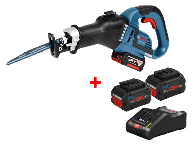 Аккум. сабельная пила BOSCH GSA 18V-32 в кор. + АКЦИЯ (2 пильных полотна, ЗУ и АКБ) (18.0В, 2 акк.,8.0 А/ч, Li-Ion, дер.-230 мм, металл-20 мм. 2 полот Аккум. сабельная пила BOSCH GSA 18V-32 в кор. + АКЦИЯ (2 пильных полотна, ЗУ и АКБ) (18.0В, 2 акк.,8.0 А/ч, Li-Ion, дер.-230 мм, металл-20 мм. 2 полот