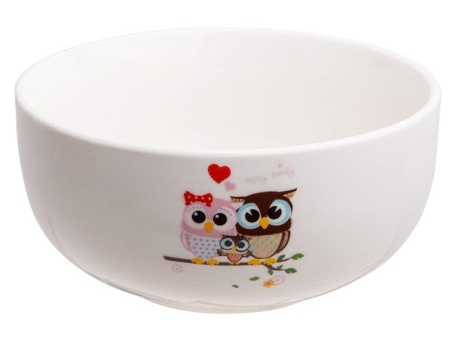 Миска керамическая, 500 мл, Owls, PERFECTO LINEA Миска керамическая, 500 мл, Owls, PERFECTO LINEA