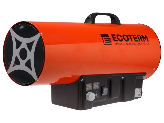 Нагреватель воздуха газ. Ecoterm GHD-50T прям., 50 кВт, термостат, переносной (Мощность 50кВт, Производительность 872 м3/ч, Тип газа: Пропан, Термоста Нагреватель воздуха газ. Ecoterm GHD-50T прям., 50 кВт, термостат, переносной (Мощность 50кВт, Производительность 872 м3/ч, Тип газа: Пропан, Термоста