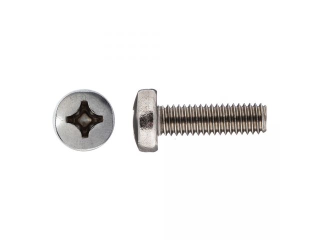 Винт М4х16 полусфера, нерж.сталь (А2), DIN 7985 (1000 шт в упак) () Винт М4х16 полусфера, нерж.сталь (А2), DIN 7985 (1000 шт в упак) ()