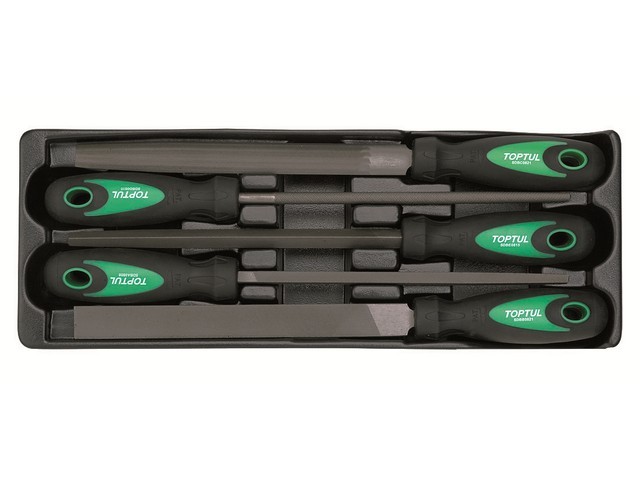 Набор-сет напильников 5шт. 136х364мм TOPTUL Набор-сет напильников 5шт. 136х364мм TOPTUL