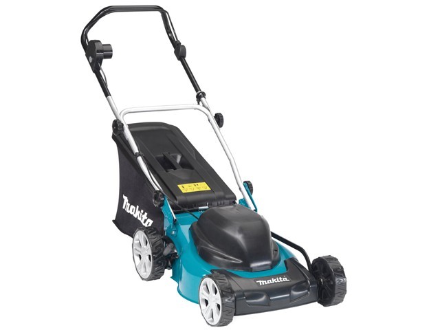 Газонокосилка электрическая MAKITA ELM 4110 (1600 Вт, шир.41 см, выс. 20-75 мм, стальн. корпус, без мульчир., травосборник 60 л) Газонокосилка электрическая MAKITA ELM 4110 (1600 Вт, шир.41 см, выс. 20-75 мм, стальн. корпус, без мульчир., травосборник 60 л)
