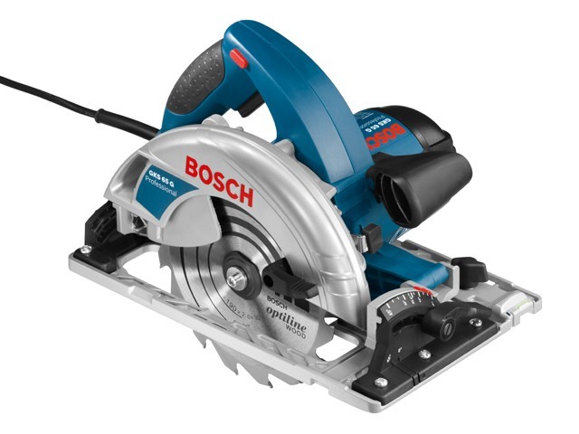 Циркулярная пила BOSCH GKS 65 G в кор. (1600 Вт, 190х30 мм, до 65 мм) Циркулярная пила BOSCH GKS 65 G в кор. (1600 Вт, 190х30 мм, до 65 мм)