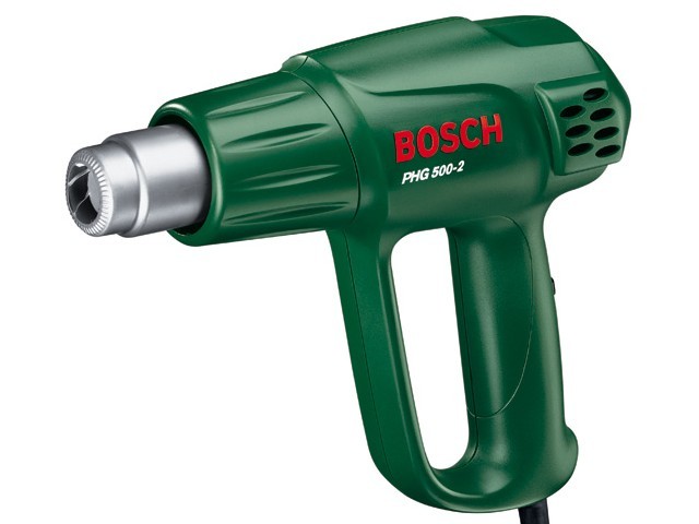 Термовоздуходувка BOSCH PHG 500-2 в кор. (1600 Вт, 2 скор., 300-500 °С, ступенч. рег.,300-500 °С) Термовоздуходувка BOSCH PHG 500-2 в кор. (1600 Вт, 2 скор., 300-500 °С, ступенч. рег.,300-500 °С)