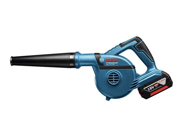 Аккум. воздуходувка BOSCH GBL 18V-120 в кор. (18.0 В, БЕЗ АККУМУЛЯТОРА, макс. скорость воздушного потока: 75 м/с) Аккум. воздуходувка BOSCH GBL 18V-120 в кор. (18.0 В, БЕЗ АККУМУЛЯТОРА, макс. скорость воздушного потока: 75 м/с)
