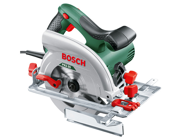 Циркулярная пила BOSCH PKS 55 в кор. (1200 Вт, 160х20 мм, до 55 мм) Циркулярная пила BOSCH PKS 55 в кор. (1200 Вт, 160х20 мм, до 55 мм)
