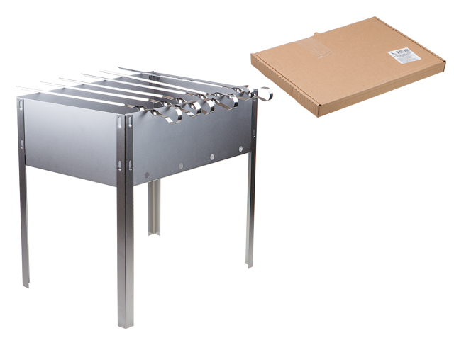 Мангал сборный "Походный" с шампурами в г/карт.кор.350х250х350х0,4толщ,6 шамп. угол.),PERFECTO LINEA (размер 350х250х350х0,4толщ, 6 шампуров угол. 370 Мангал сборный "Походный" с шампурами в г/карт.кор.350х250х350х0,4толщ,6 шамп. угол.),PERFECTO LINEA (размер 350х250х350х0,4толщ, 6 шампуров угол. 370