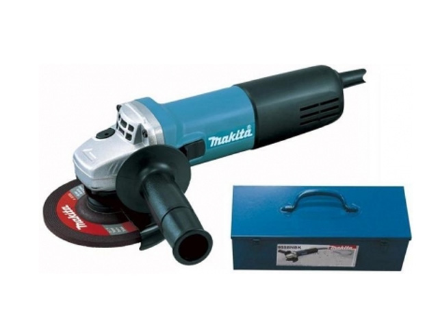 Одноручная углошлифмашина MAKITA 9558 HNK в мет. кейсе (840 Вт, диск 125х22 мм, без регул. об.) Одноручная углошлифмашина MAKITA 9558 HNK в мет. кейсе (840 Вт, диск 125х22 мм, без регул. об.)