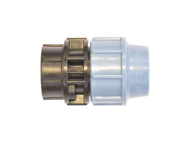 Муфта ПЭ вн. 25х1" Unidelta (Для ПЭ (полиэтиленовых) труб) Муфта ПЭ вн. 25х1" Unidelta (Для ПЭ (полиэтиленовых) труб)