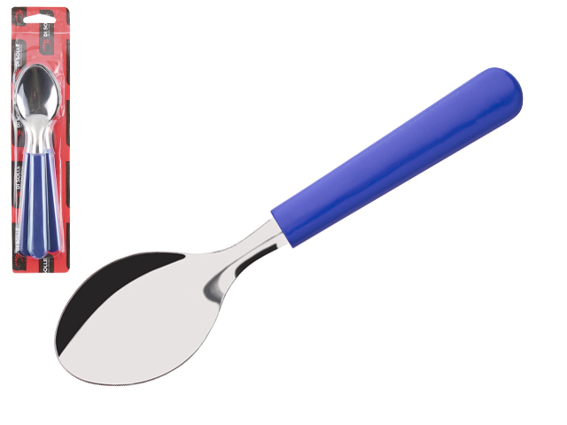 Набор ложек столовых, 3шт., серия PARATY, голубые сан марино, DI SOLLE (Длина: 185 мм, толщина: 0,8 мм. Прочная пластиковая ручка.) Набор ложек столовых, 3шт., серия PARATY, голубые сан марино, DI SOLLE (Длина: 185 мм, толщина: 0,8 мм. Прочная пластиковая ручка.)