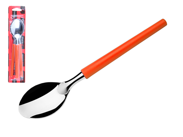 Набор ложек столовых, 3шт., серия MILLENIUN, коралловые оранжевые, DI SOLLE (Длина: 196 мм, толщина: 0,8 мм. Прочная пластиковая ручка.) Набор ложек столовых, 3шт., серия MILLENIUN, коралловые оранжевые, DI SOLLE (Длина: 196 мм, толщина: 0,8 мм. Прочная пластиковая ручка.)