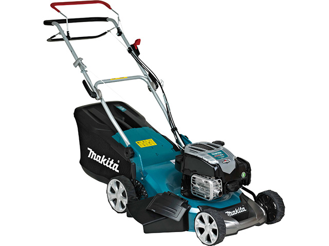 Газонокосилка бензиновая MAKITA PLM 4631 N2 самоходная (3.5 л.с., шир. 46 мм, выс. 20-75 мм, мульчир. стальн. корпус, травосборник 60 л) Газонокосилка бензиновая MAKITA PLM 4631 N2 самоходная (3.5 л.с., шир. 46 мм, выс. 20-75 мм, мульчир. стальн. корпус, травосборник 60 л)