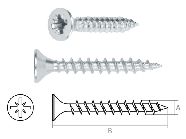 Шуруп универсальный 3.5х25 мм белый цинк (50 шт в зип-локе) Шуруп универсальный 3.5х25 мм белый цинк (50 шт в зип-локе)