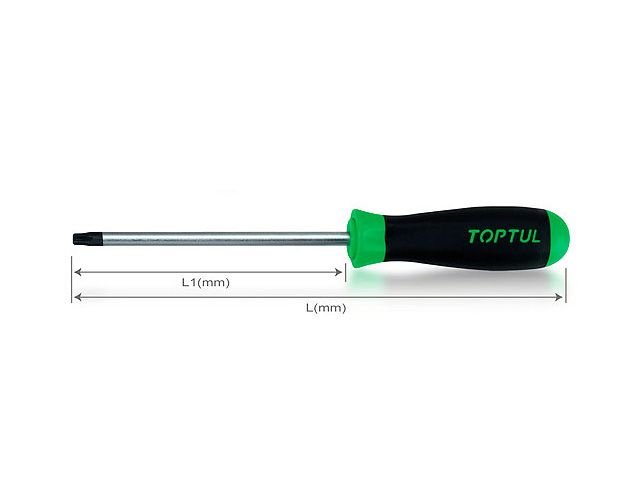 Отвертка TORX T25x100мм TOPTUL Отвертка TORX T25x100мм TOPTUL