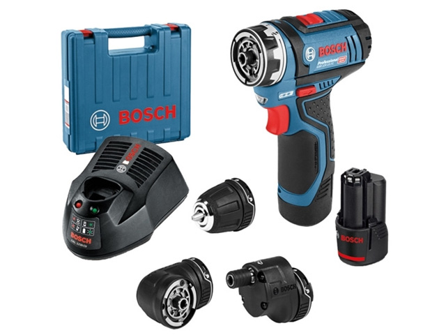 Аккум. дрель-шуруповерт BOSCH GSR 12V-15 FC в чем. + набор насадок (12.0 В, 1 акк., 2.0 А/ч Li-Ion, 2 скор., 30 Нм, шурупы до 7 мм) Аккум. дрель-шуруповерт BOSCH GSR 12V-15 FC в чем. + набор насадок (12.0 В, 1 акк., 2.0 А/ч Li-Ion, 2 скор., 30 Нм, шурупы до 7 мм)