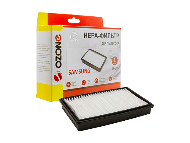 HEPA-фильтр для пылесоса одноразовый OZONE H-39 (1 шт.) (Для пылесоса Samsung серии SC51:, SC53:, SC54:) HEPA-фильтр для пылесоса одноразовый OZONE H-39 (1 шт.) (Для пылесоса Samsung серии SC51:, SC53:, SC54:)