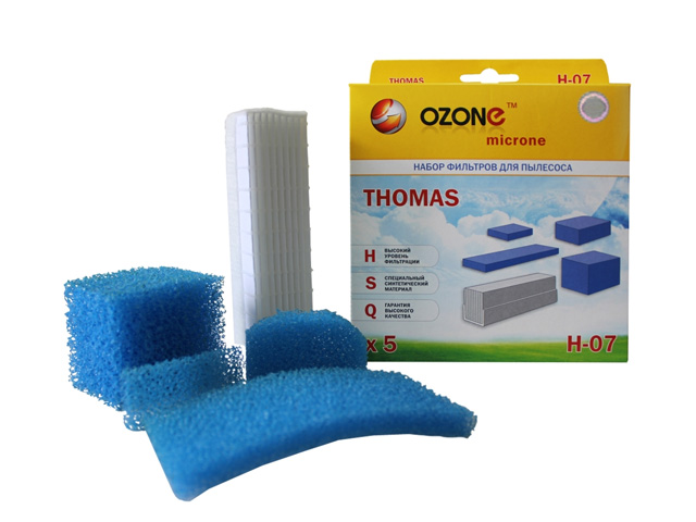 Набор фильтров для пылесоса OZONE H-07 (НЕРА-фильтр-1 шт., микрофильтр-4 шт.) (Для пылесоса THOMAS TWIN) Набор фильтров для пылесоса OZONE H-07 (НЕРА-фильтр-1 шт., микрофильтр-4 шт.) (Для пылесоса THOMAS TWIN)