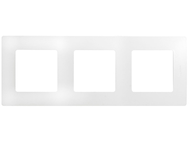 Рамка 3-местная белая, Etika, Legrand (ETIKA - РАМКА 3 ПОСТА (БЕЛАЯ)) Рамка 3-местная белая, Etika, Legrand (ETIKA - РАМКА 3 ПОСТА (БЕЛАЯ))