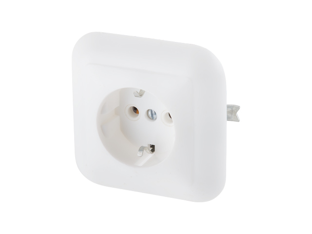 Розетка 1-ая (скрытая, с/з) белая, Эконом, Юпитер (РC16-102) (ЮПИТЕР) Розетка 1-ая (скрытая, с/з) белая, Эконом, Юпитер (РC16-102) (ЮПИТЕР)