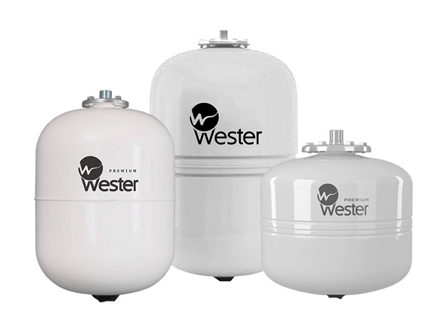 Бак мембранный для ГВС Wester Premium WDV 12 нерж. контрфланец (Контрфланец из нержавеющей стали. Пригоден для накопления воды после обратного осмоса. Бак мембранный для ГВС Wester Premium WDV 12 нерж. контрфланец (Контрфланец из нержавеющей стали. Пригоден для накопления воды после обратного осмоса.