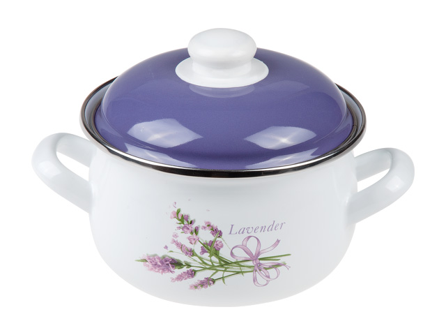 Кастрюля стальная эмалированная, 2.8 л, серия Лаванда, PERFECTO LINEA (подходит для всех типов плит, включая индукцию) Кастрюля стальная эмалированная, 2.8 л, серия Лаванда, PERFECTO LINEA (подходит для всех типов плит, включая индукцию)
