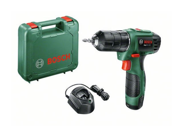 Аккум. дрель-шуруповерт BOSCH EasyDrill 1200 в чем. (12.0 В, 1 акк., 1.5 А/ч Li-Ion, 2 скор., 30 Нм, шурупы до 6 мм) Аккум. дрель-шуруповерт BOSCH EasyDrill 1200 в чем. (12.0 В, 1 акк., 1.5 А/ч Li-Ion, 2 скор., 30 Нм, шурупы до 6 мм)