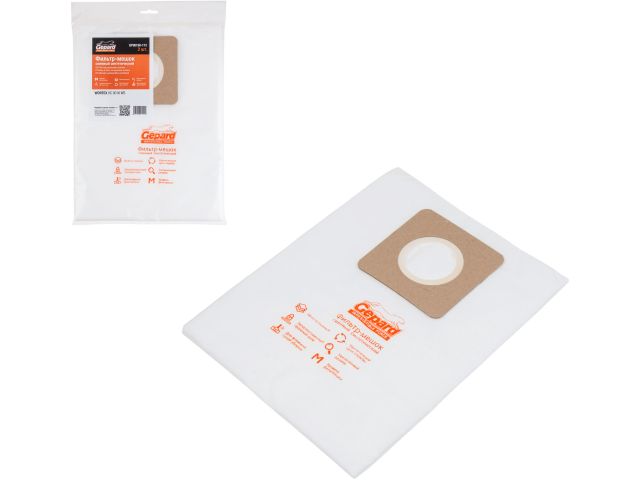 Мешок для пылесоса WORTEX VC 3016 WS сменный (2 шт.) GEPARD Мешок для пылесоса WORTEX VC 3016 WS сменный (2 шт.) GEPARD