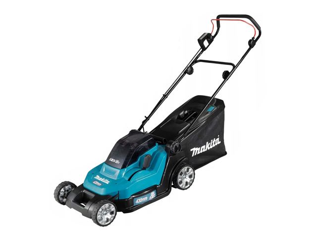 Газонокосилка аккумуляторная MAKITA DLM 432 CT2 (18.0 В, 2 акк., 5.0 А/ч, Li-Ion, шир. 430 мм, выс. 20-75 мм, пластм. корпус, травосборник 50 л.) Газонокосилка аккумуляторная MAKITA DLM 432 CT2 (18.0 В, 2 акк., 5.0 А/ч, Li-Ion, шир. 430 мм, выс. 20-75 мм, пластм. корпус, травосборник 50 л.)