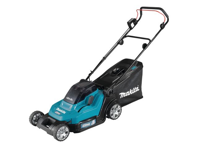 Газонокосилка аккумуляторная MAKITA DLM 432 PT2 (18.0 В, 2 акк., 5.0 А/ч, Li-Ion, шир. 430 мм, выс. 20-75 мм, пластм. корпус, травосборник 50 л.) Газонокосилка аккумуляторная MAKITA DLM 432 PT2 (18.0 В, 2 акк., 5.0 А/ч, Li-Ion, шир. 430 мм, выс. 20-75 мм, пластм. корпус, травосборник 50 л.)