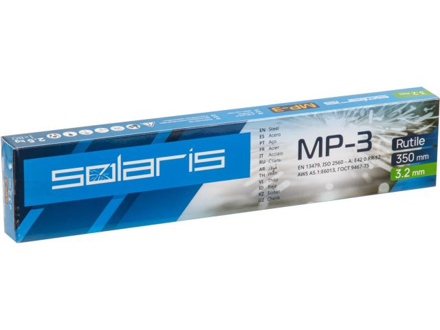 Электроды МР-3 ф 3,2мм уп.2,5 кг SOLARIS Электроды МР-3 ф 3,2мм уп.2,5 кг SOLARIS