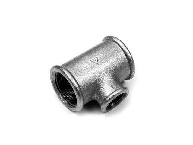 Тройник ред. 1 1/2"х1/2"х1 1/2" черный TITAN (Livarna TITAN) Тройник ред. 1 1/2"х1/2"х1 1/2" черный TITAN (Livarna TITAN)