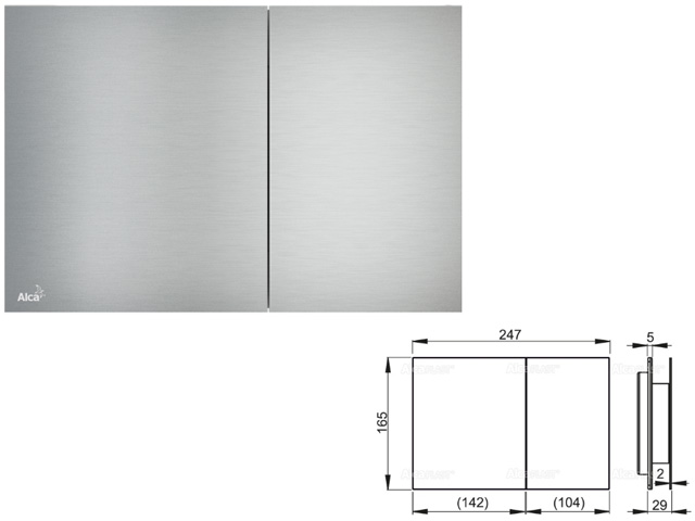 Кнопка управления для систем инсталляций AIR, Alcaplast (Кнопка для инсталляции Alcaplast) Кнопка управления для систем инсталляций AIR, Alcaplast (Кнопка для инсталляции Alcaplast)