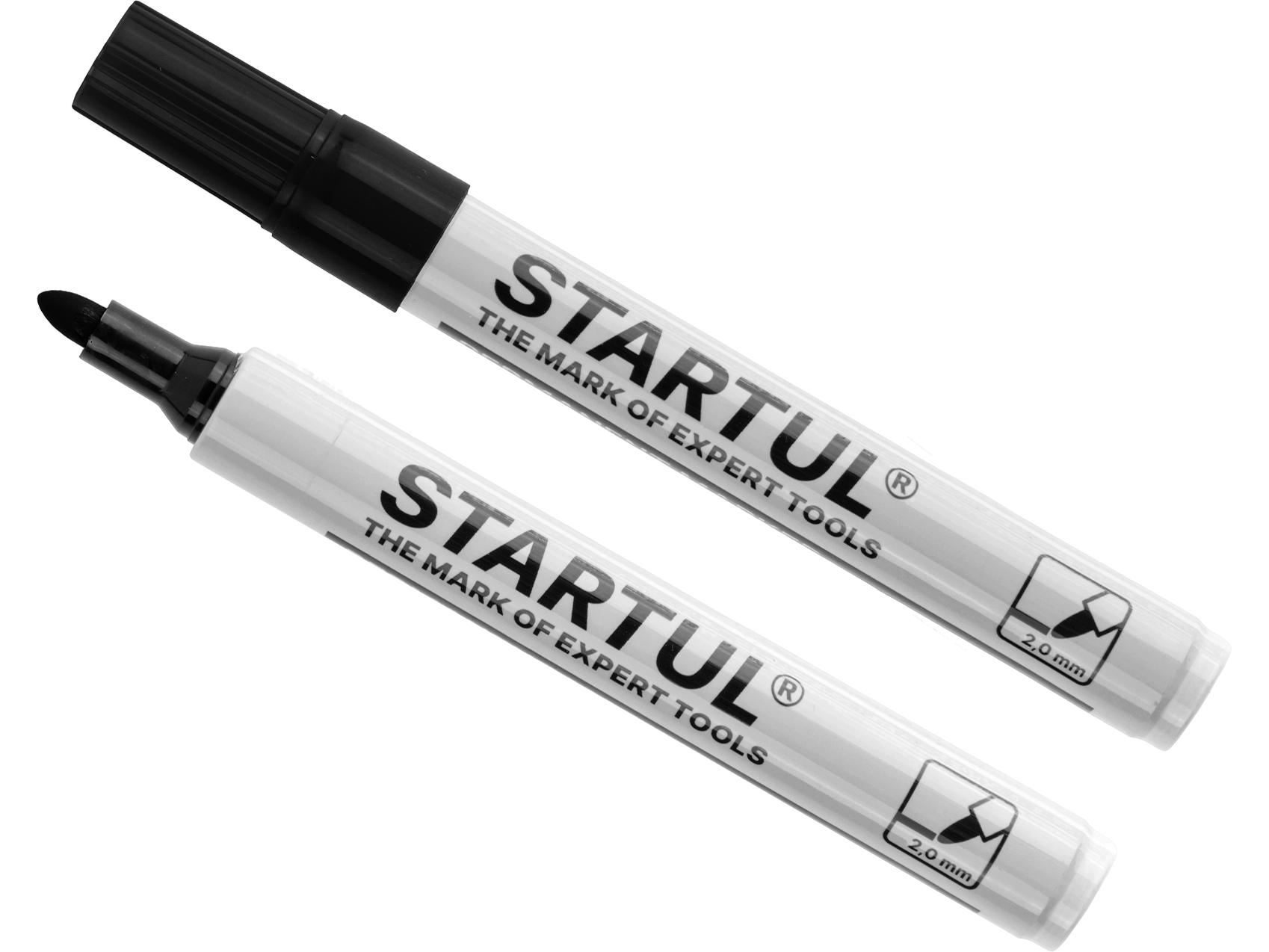 Маркер промышленный перманентный фетровый черный STARTUL PROFI (ST4340-01) Маркер промышленный перманентный фетровый черный STARTUL PROFI (ST4340-01)